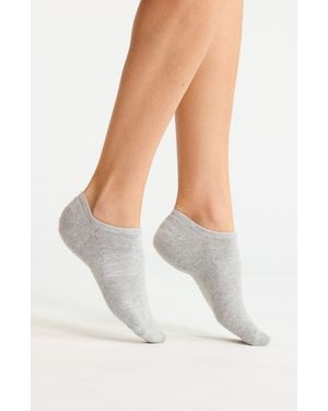 Nordstrom 3-Pack Everyday Double-Y Quarter Socks - Blue