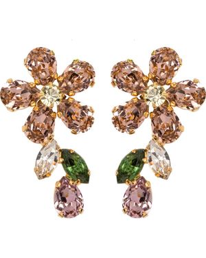 Jennifer Behr Odelia Drop Earrings - Metallic