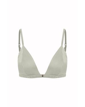 House of Silk Silk Triangle Bra - Multicolor