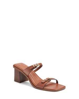 Open Edit Akari Block Heel Sandal - Brown
