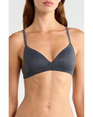 Calvin Klein Wireless T-Shirt Bra - Blue