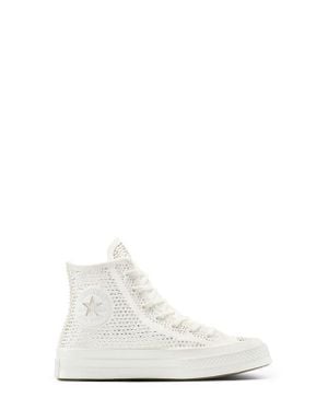 Converse Chuck 70 Swarovski Embellished Canvas High Top Sneaker - White
