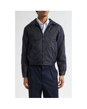 Noah Water Repellent Nylon Mechanics Jacket - Blue
