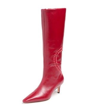 Cinq À Sept Casey Embroidered Heart Tall Boot