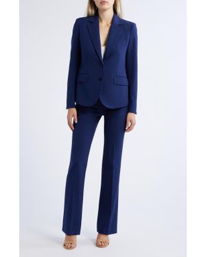 Anne Klein Blazer, Skirt & Pants Set - Blue