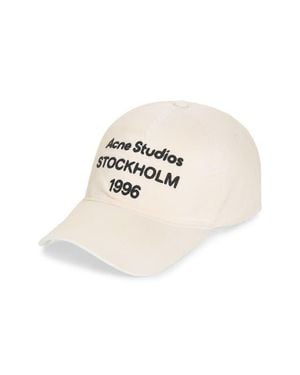 Acne Studios Carliy 1996 Baseball Hat - White