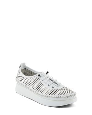 Spring Step Eastwood Platform Sneaker - White