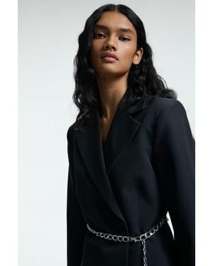 H&M Belted Blazer - Black