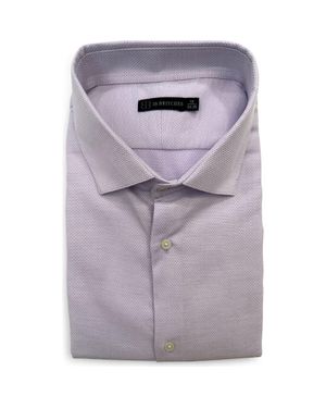 JB Britches Trim Fit Dress Shirt - Purple