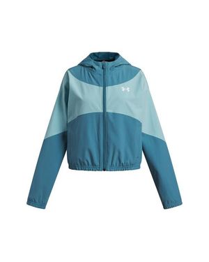 Under Armour Kids' Rival Woven Water Repellent Jacket - Blue