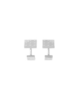 Burberry Check Prism Cufflinks - White