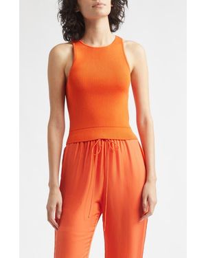 Toccin Avery Racerback Tank - Orange