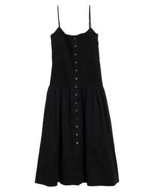 Veronica Beard Serenel Smock Sundress - Black