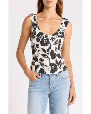 FAVORITE DAUGHTER The Love Note Floral Top - Multicolor