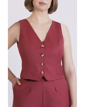 Aam The Label The Wool Vest - Red