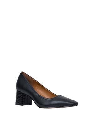 Andre Assous Amelia Block Heel Pump - Blue