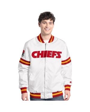 Starter Kansas City Chiefs Scout Full-Snap Varsity Jacket - Red