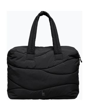 GotBag Wavy Puffer Recycled Nylon Everyday Laptop Bag - Black