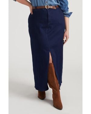 UNIVERSAL STANDARD Denim Maxi Skirt - Blue