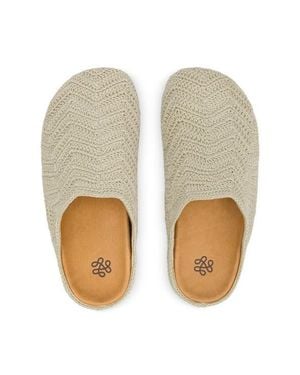 The Sak Bolinas Crochet Ripple Clog - Natural
