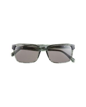 Eyebobs Seymour Glass 52Mm Polarized Rectangular Sunglasses - Gray