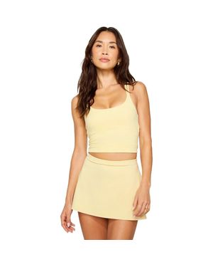 Fabletics Principal Built-In Bra Tank - Natural
