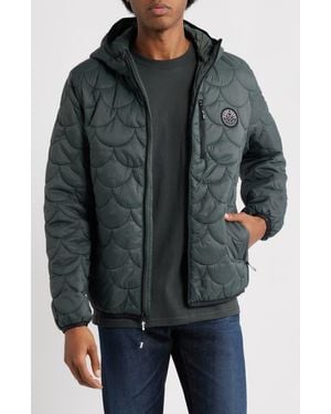 Dark Seas Trabuco Hooded Puffer Jacket - Black