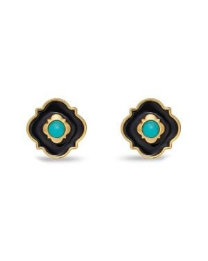 Lele Sadoughi Biltmore Button Stud Earrings - Multicolor
