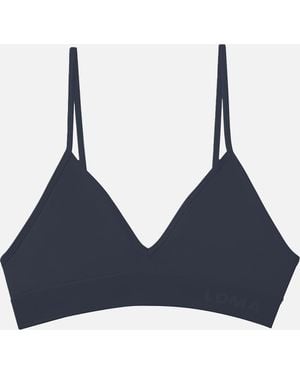LDMA Low Show V Bralette - Blue