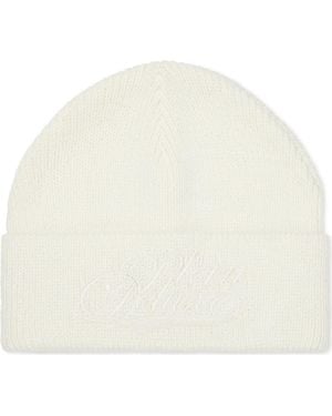 Philipp Plein Beanie Hat Plein Deluxe - White