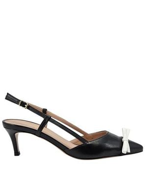 Madison Maison Madison Maison X Roberto Festa Alessia Kitten Heel Slingback - Black