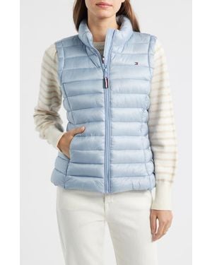 Tommy Hilfiger Quilted Packable Vest - Blue