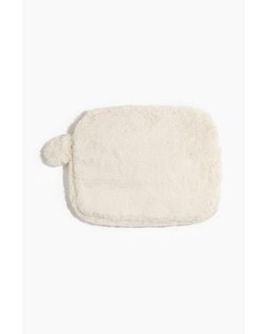 H&M Fluffy Laptop Case - White