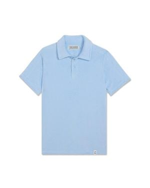 Fair Harbor Kids' Ravello Terry Cloth Polo - Blue