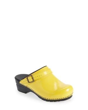 Sanita Estelle Polka Dot Clog - Yellow