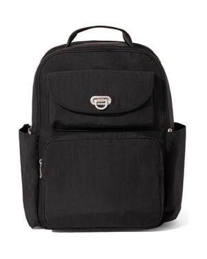 Baggallini Coastal Flip Lock Laptop Backpack - Black