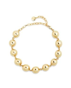 Carolina Herrera Ball Necklace - Metallic