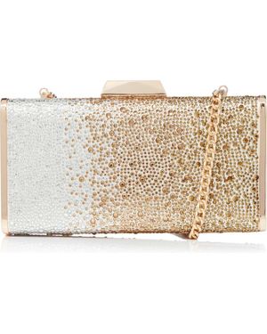 Dune Bettey Frame Clutch - Metallic