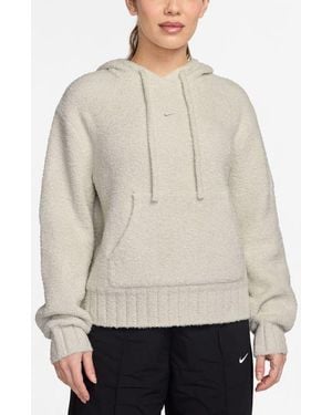 Nike Sportswear Phoenix Oversize Bouclé Hoodie - Natural