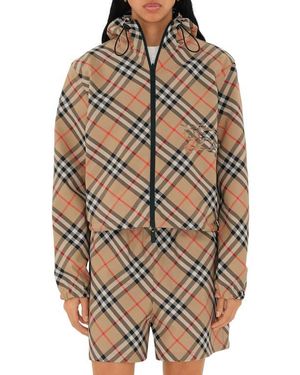 Burberry Equestrian Knight Reversible Hooded Jacket - Multicolor