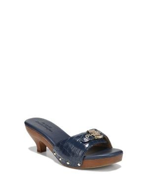 Dr. Scholls X Favorite Daughter Heartbreak Kitten Heel Sandal - Blue