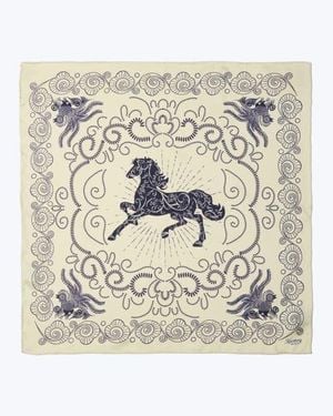 Knottery & Co Equestrian Dreams Silk Bandana - Metallic