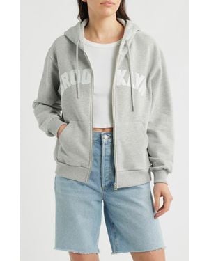 Brooklyn Industries Brooklyn Zip Hoodie - Gray