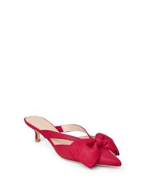 Jack Rogers Cynthia Bow Pointed Toe Mule - Pink
