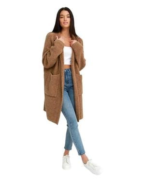 Belle & Bloom Days Go By Sustainable Blazer Cardigan - Natural
