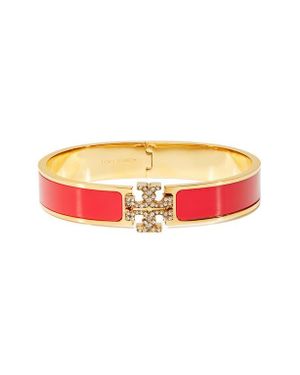 Tory Burch Icon Enamel Bracelet - Red