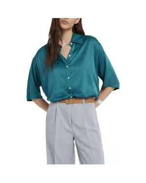 Ottod'Ame Viscose Shirt - Blue