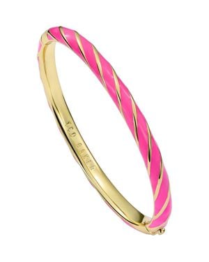 Ted Baker Trinity Twist Enamel Hinge Bracelet - Pink