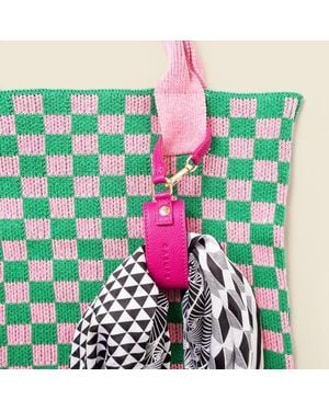 Casupo Leather Scarf Holder - Green