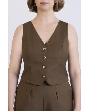 Aam The Label The Wool Vest - Green